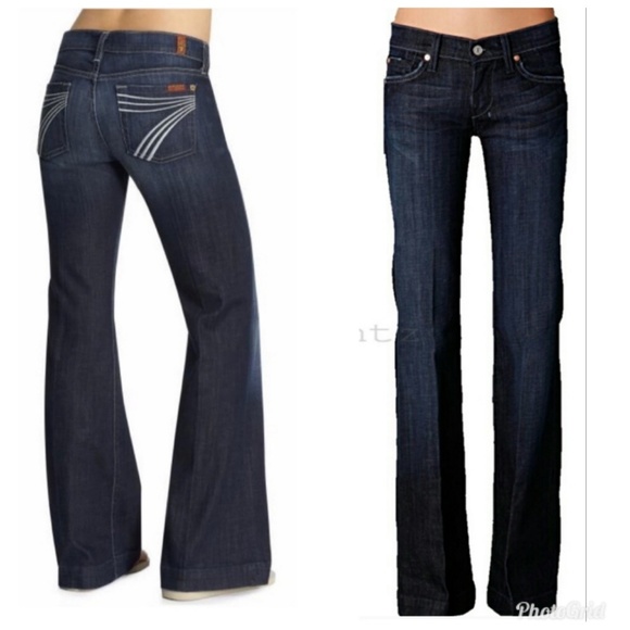 7 For All Mankind Denim - 7 For All Mankind Dojo Flip Flop Jeans